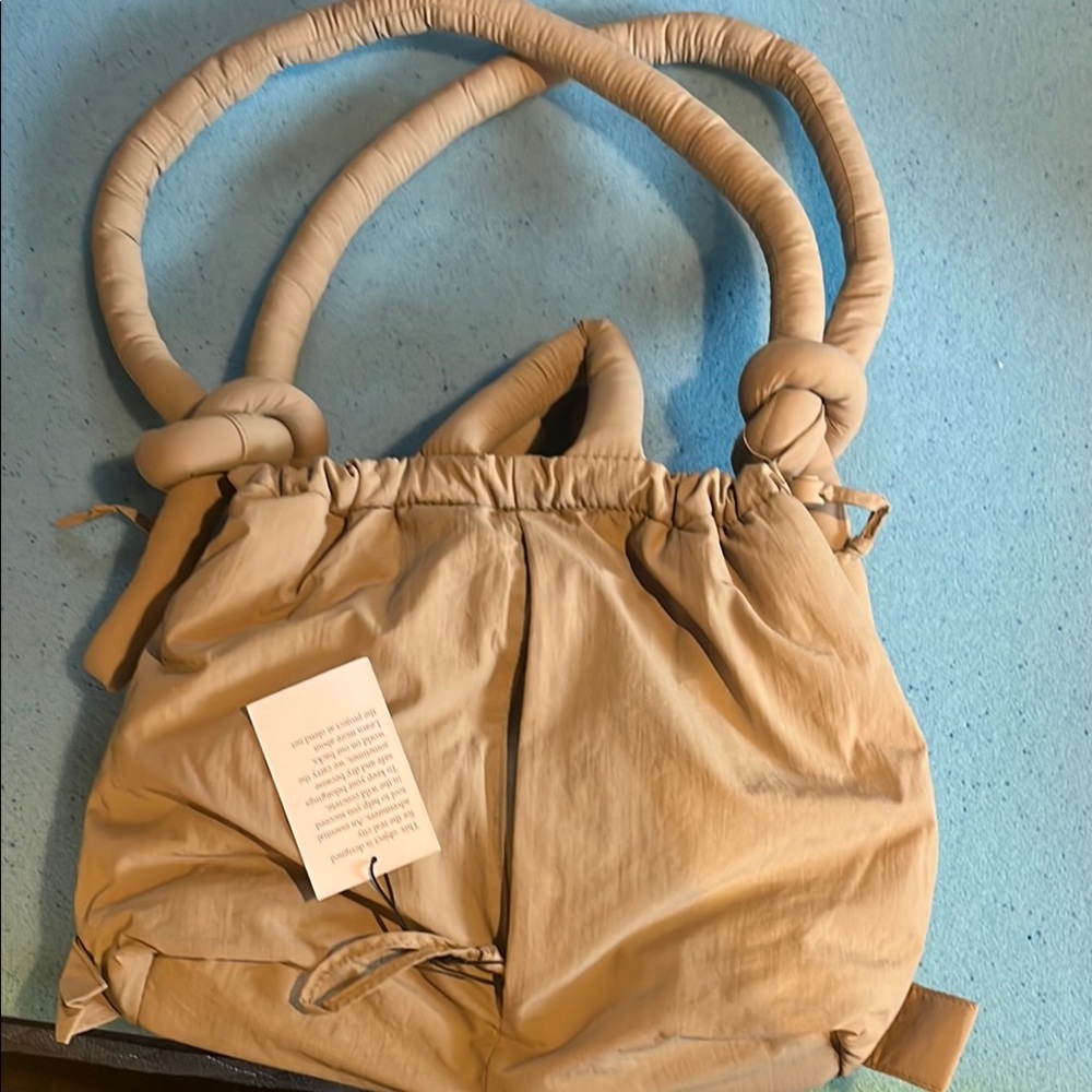 Olend backpack/tote, beige